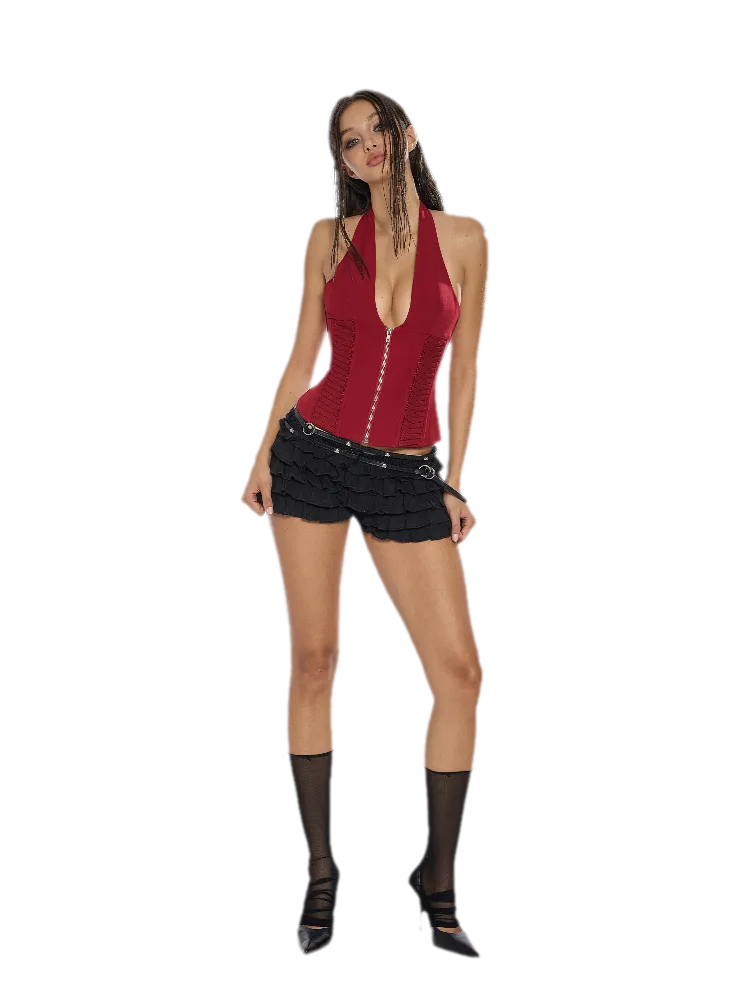 Ballet Layered Ruffle Shorts