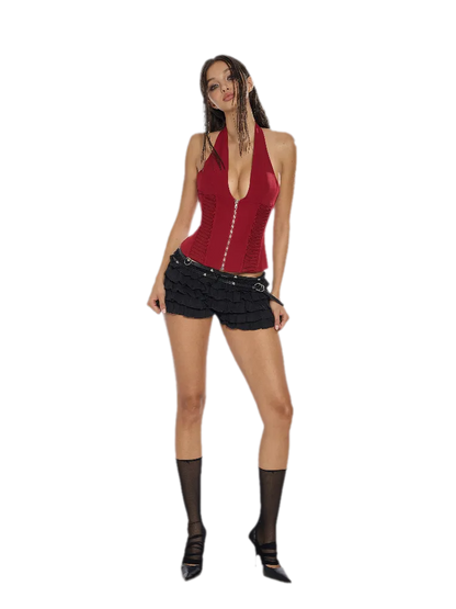 Ballet Layered Ruffle Shorts