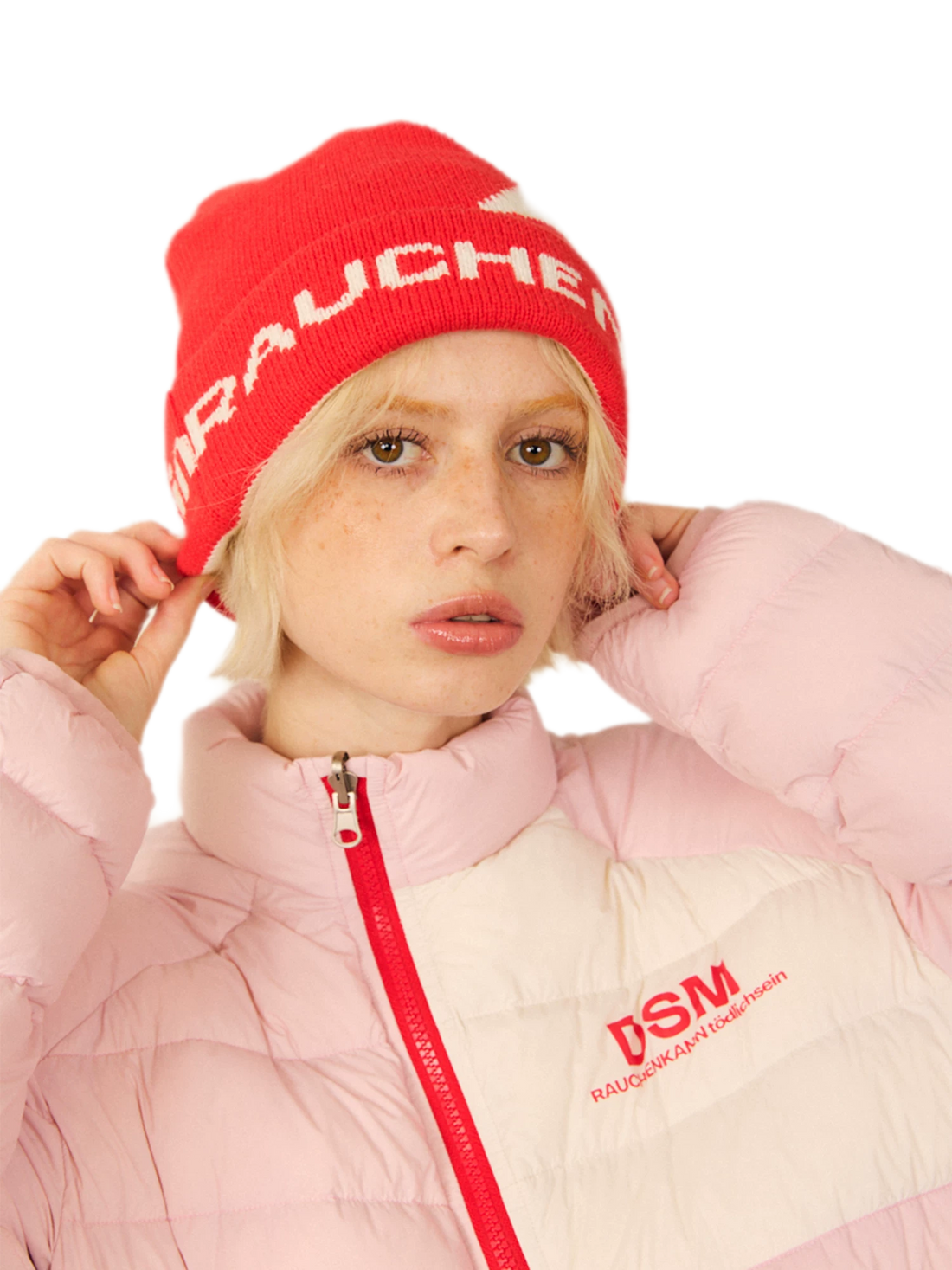 Jacquard Star Folded-Brim Beanie