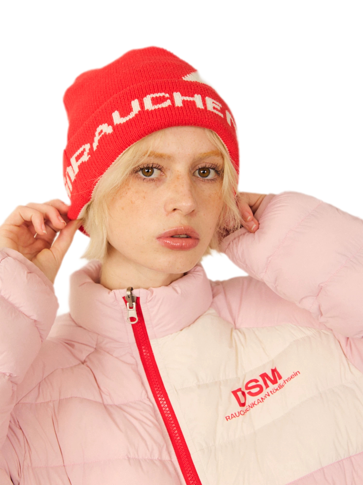 Jacquard Star Folded-Brim Beanie
