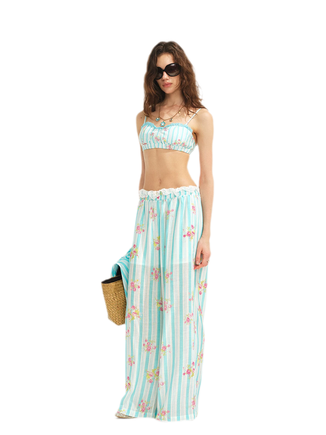 Ramie Striped Relaxed Set