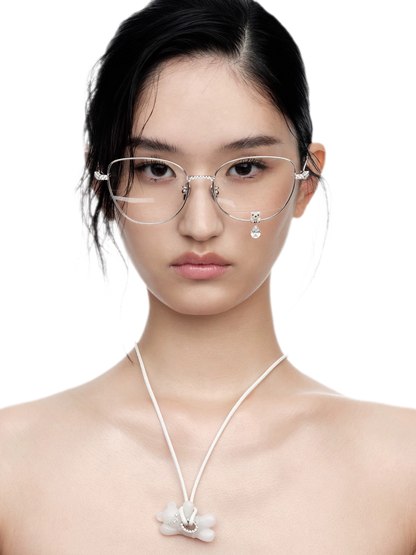 Jeweled Charm Statement Eyewear