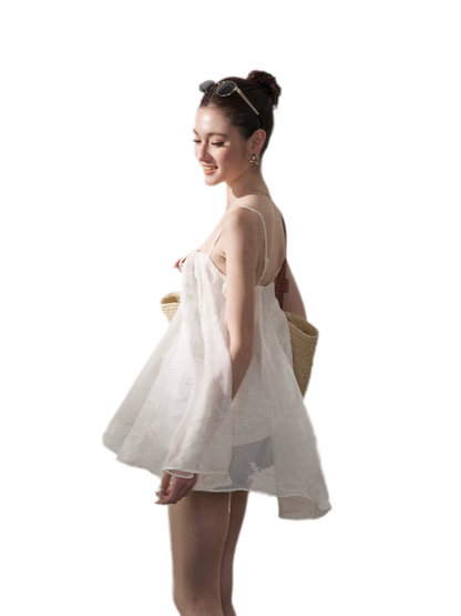 Sheer Chiffon A-Line Cami