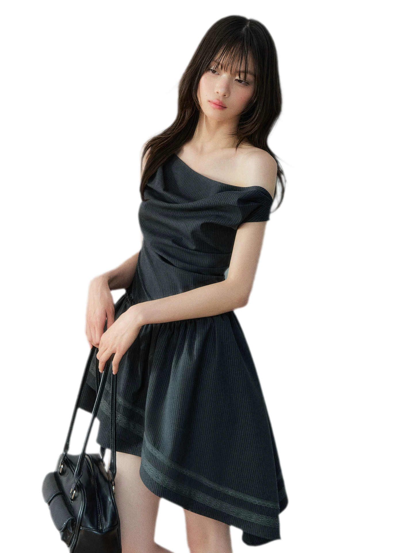 Asymmetric One-Shoulder Dress