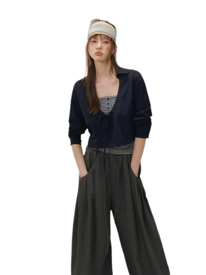 Layered V-Neck Top