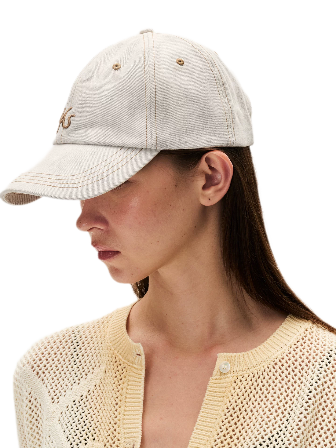 Washed Denim Baseball Cap