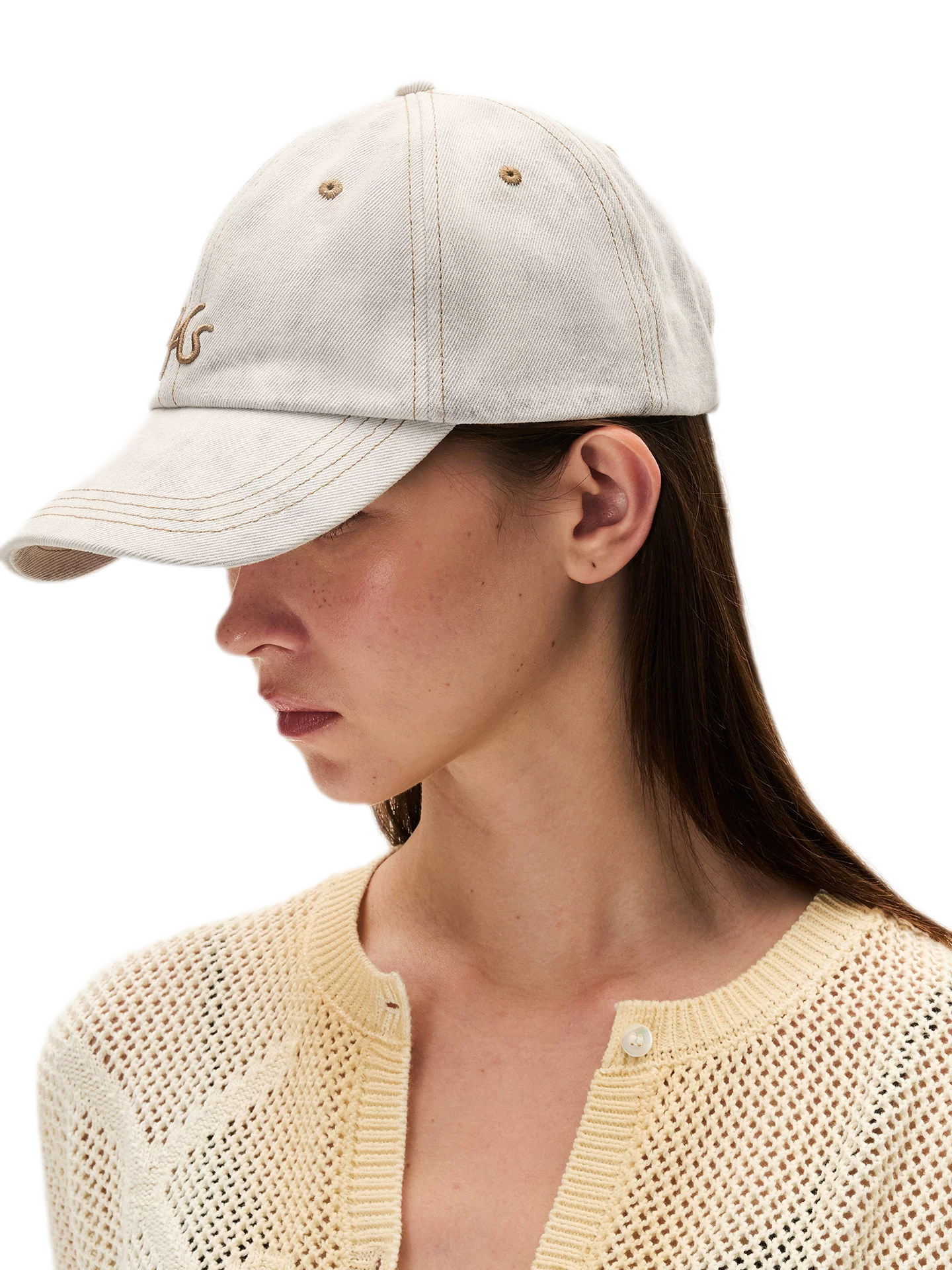 Washed Denim Baseball Cap