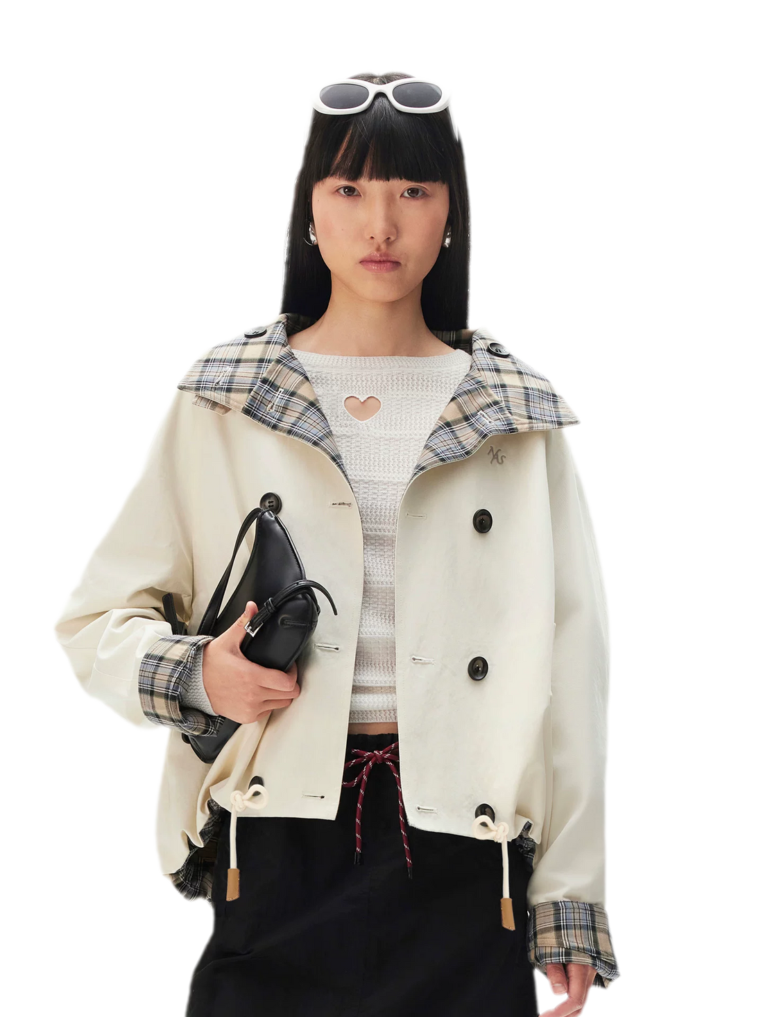 Yarn-Dyed Plaid Reversible Jacket