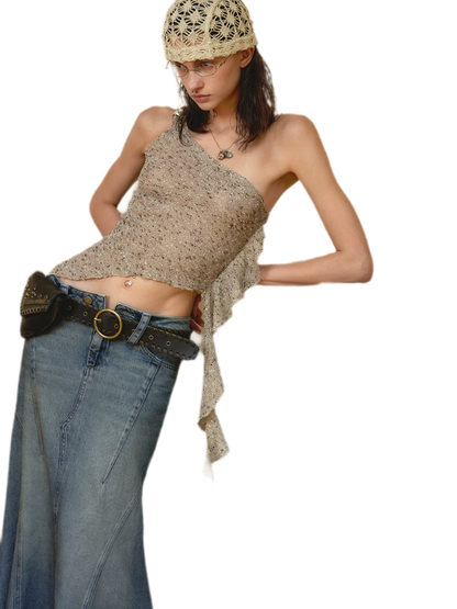 Beaded Asymmetrical Tank