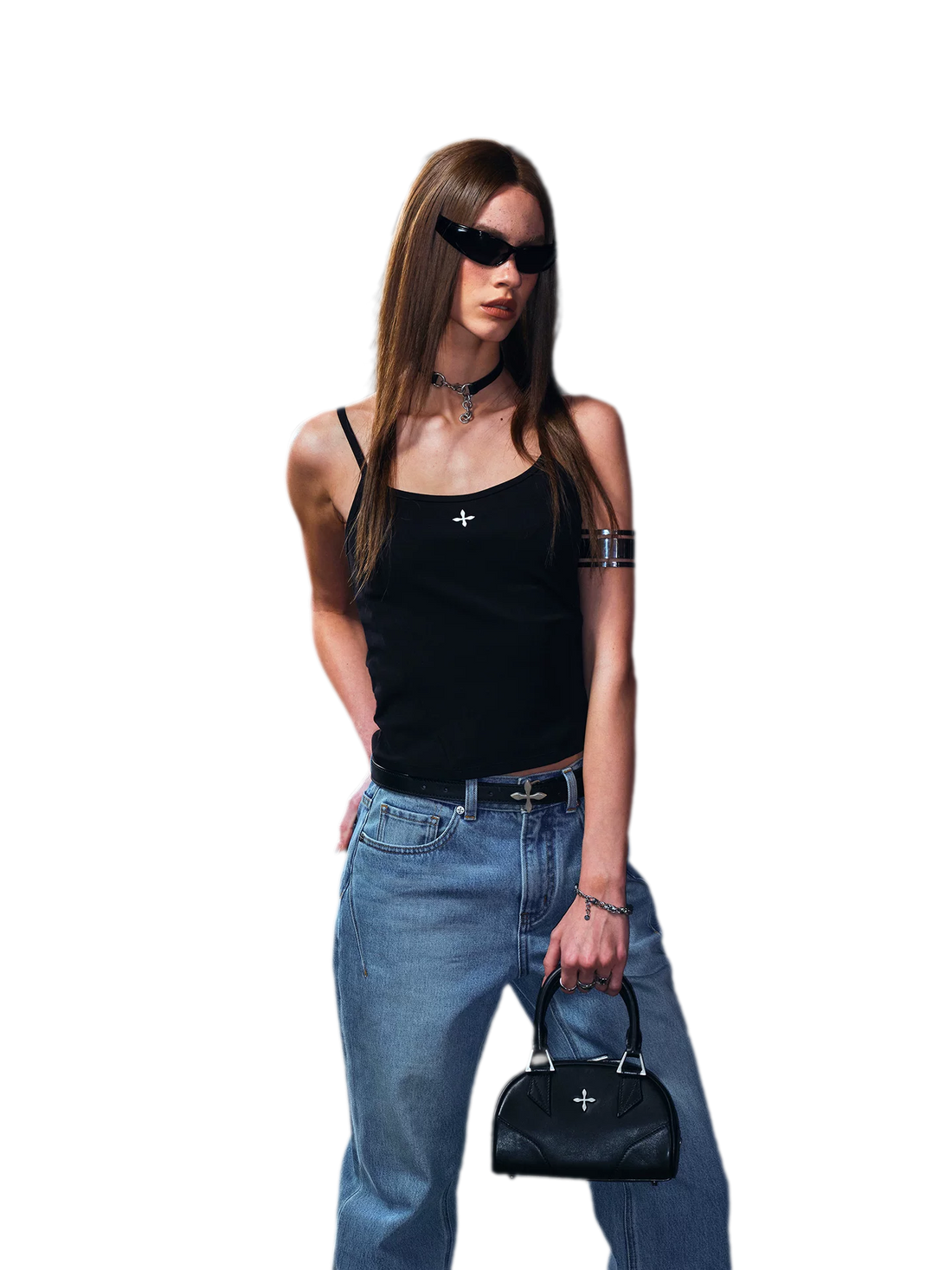 Vintage Style Adjustable Strap Top