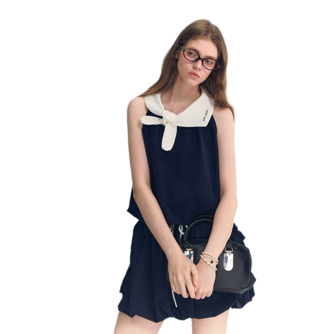 Rabbit Ear Peplum Top