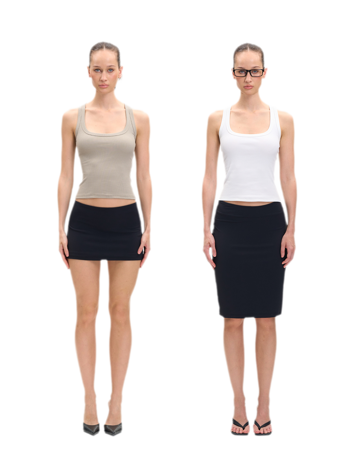 Ribbed U-Neck Cami