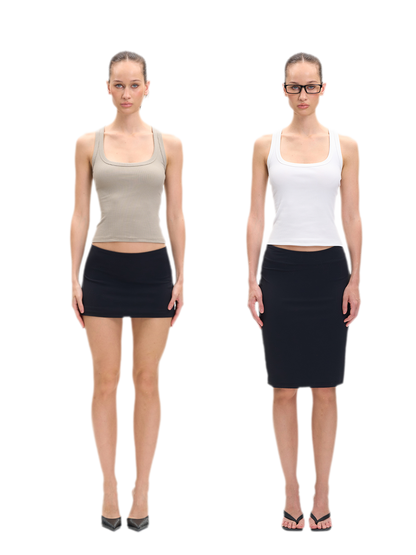 Ribbed U-Neck Cami