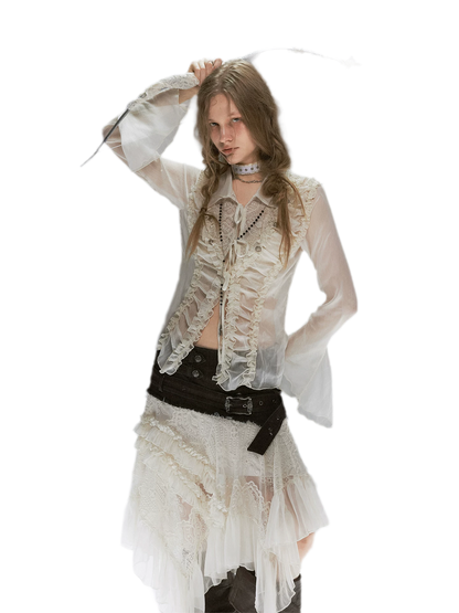 Palace Chiffon Lace Shirt