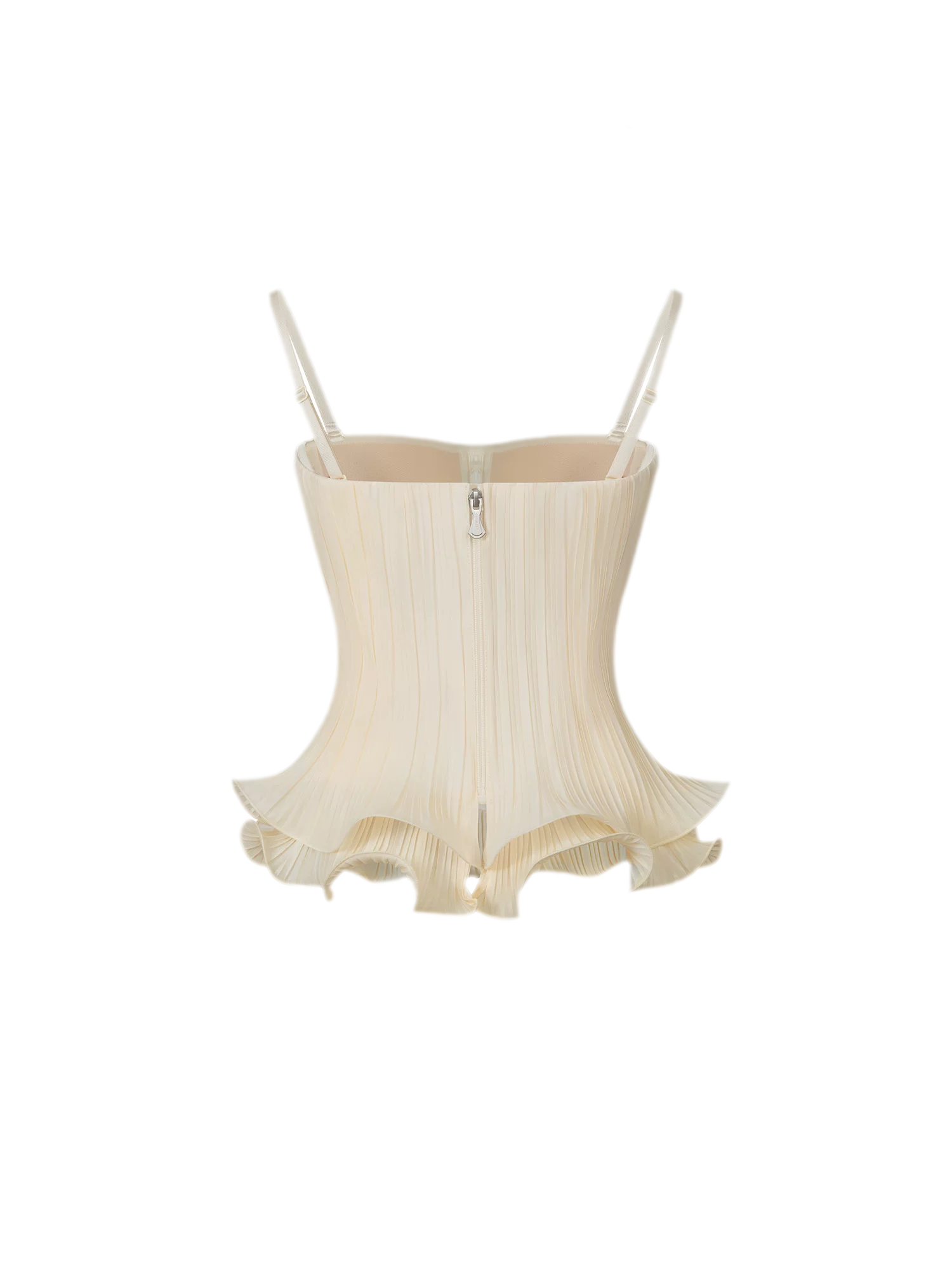 Cloud Pleated Corset Top