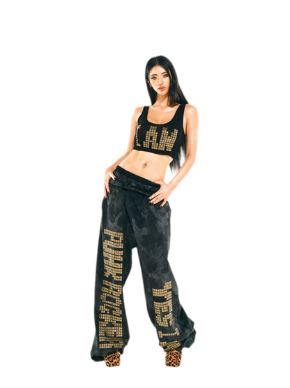 24ANS x UWA Hotfix Studded Crop Vest