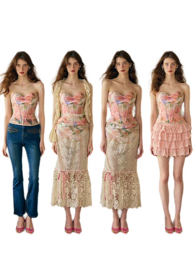 Painterly Lace Set