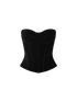 CORSELET Velvet Boned Corset Top – view 12