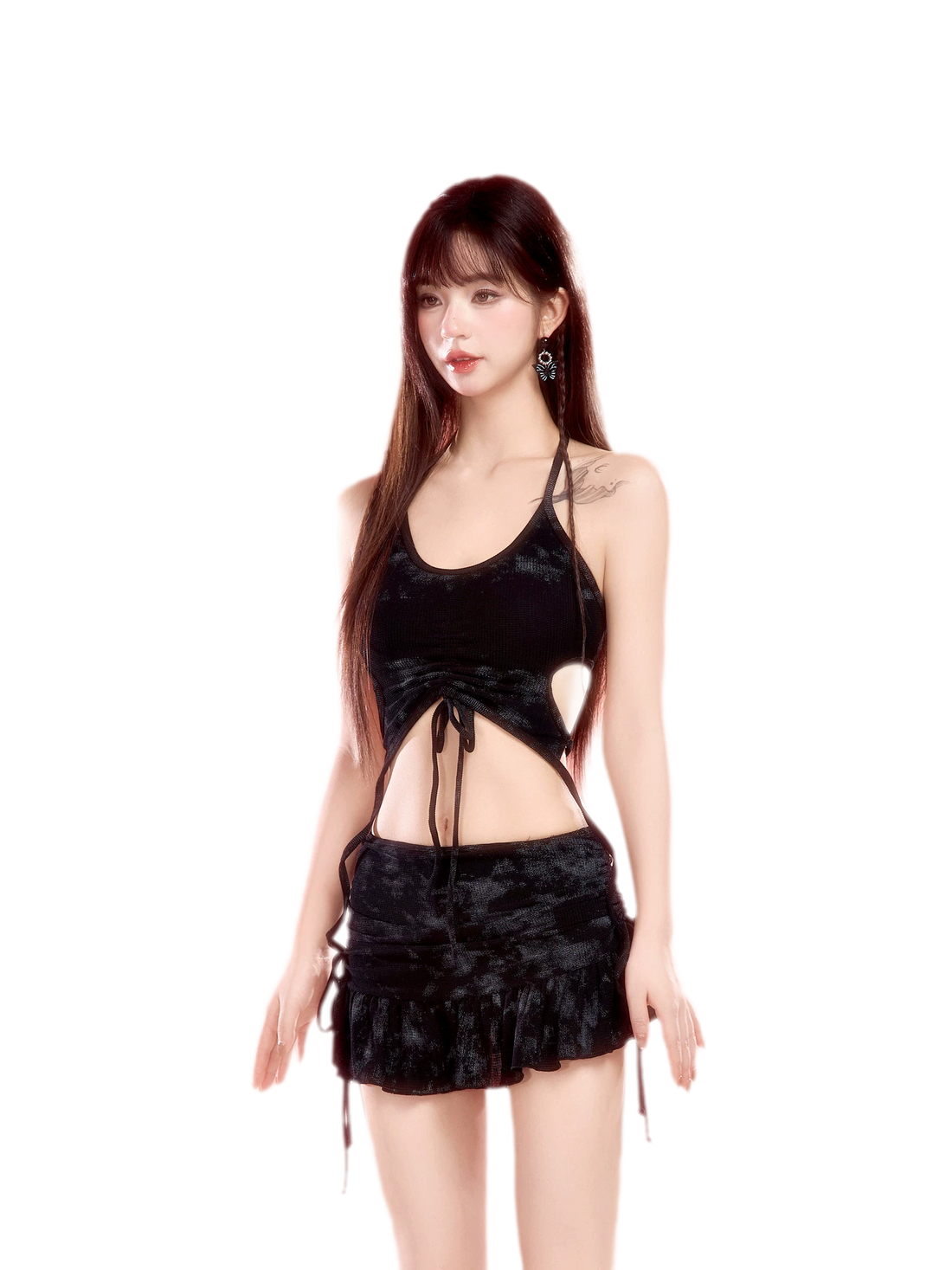 Skirt Shorts Bikini Set