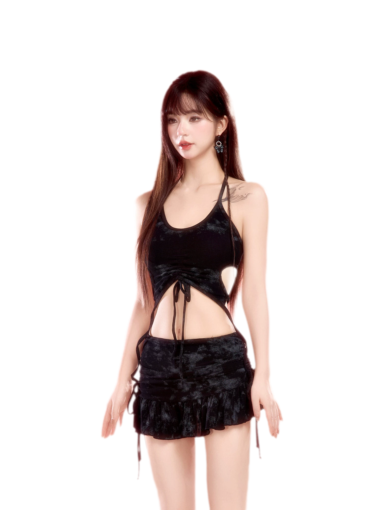 Skirt Shorts Bikini Set