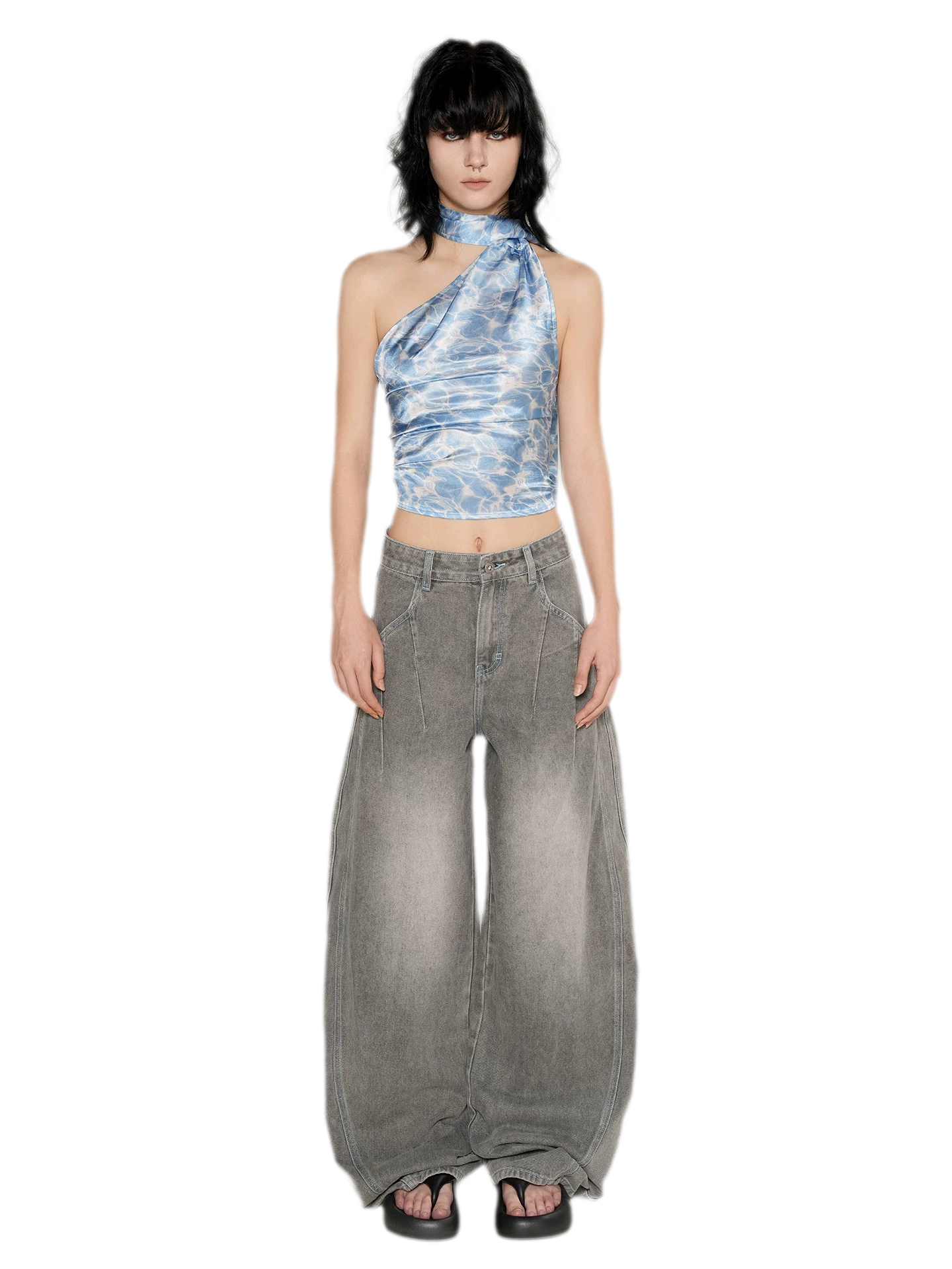 Asymmetric One-Shoulder Top
