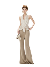 CYNR Satin Drape Flare Pants – view 4