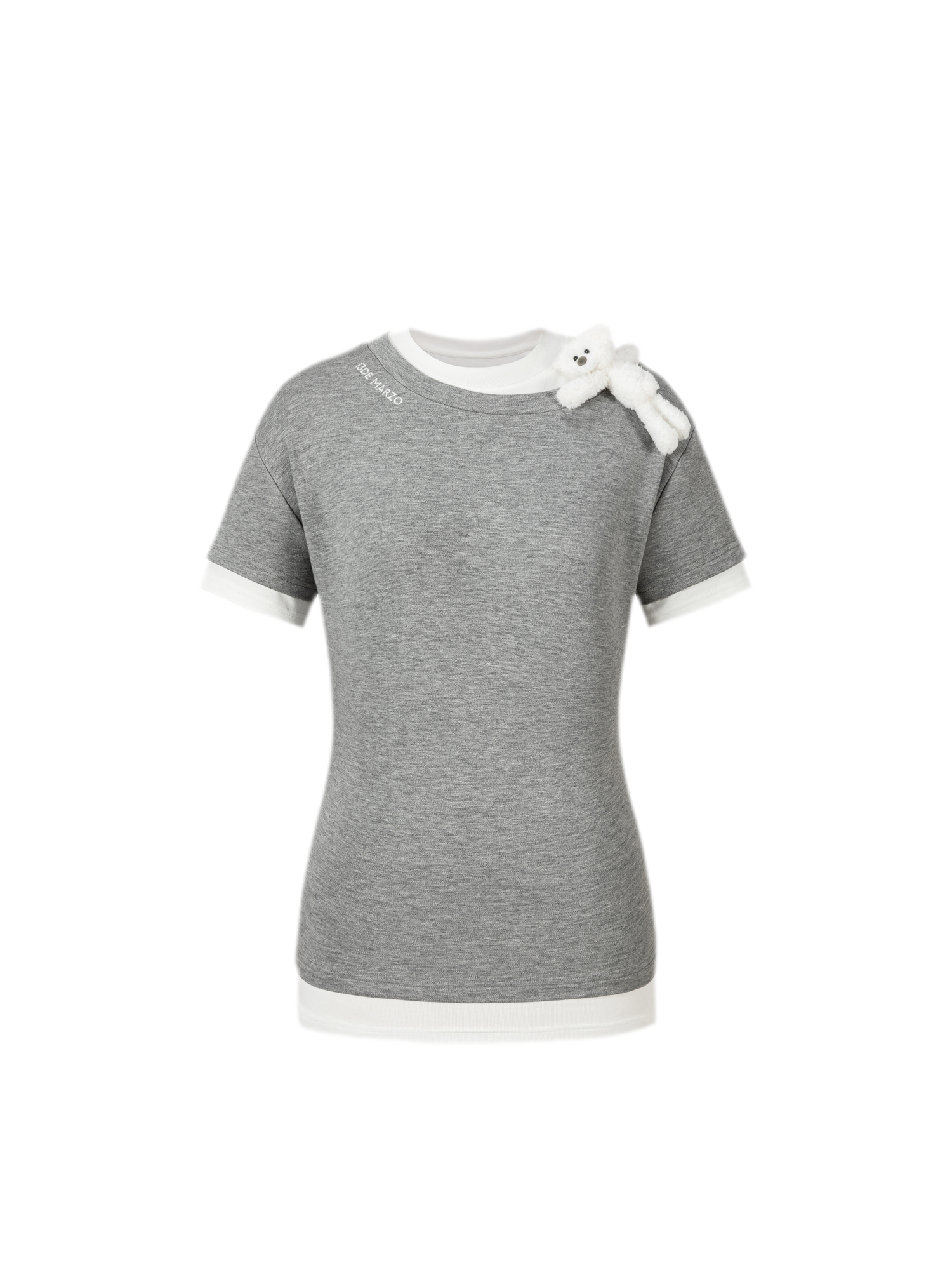 Off-Shoulder Layered Tee
