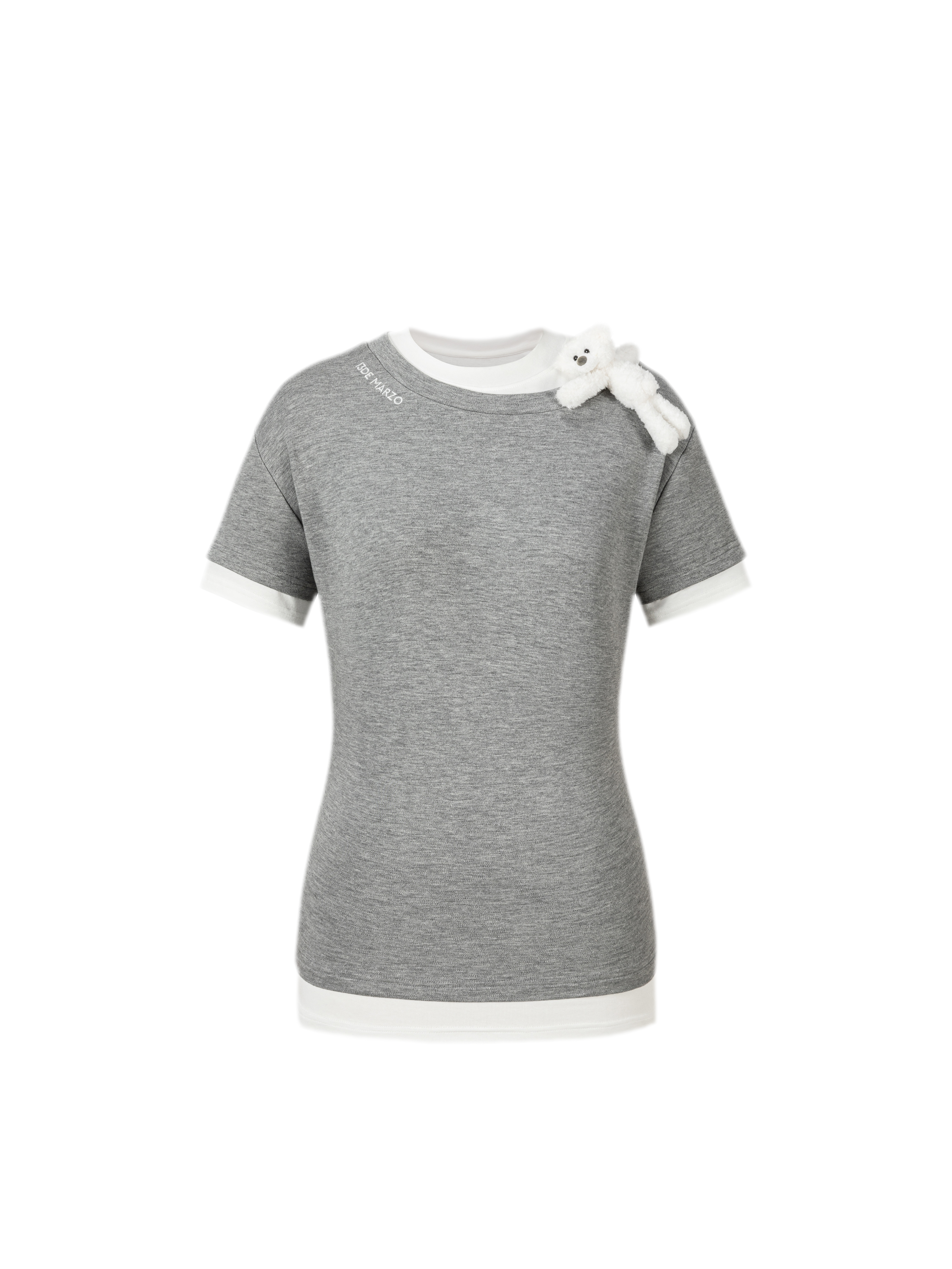 Off-Shoulder Layered Tee