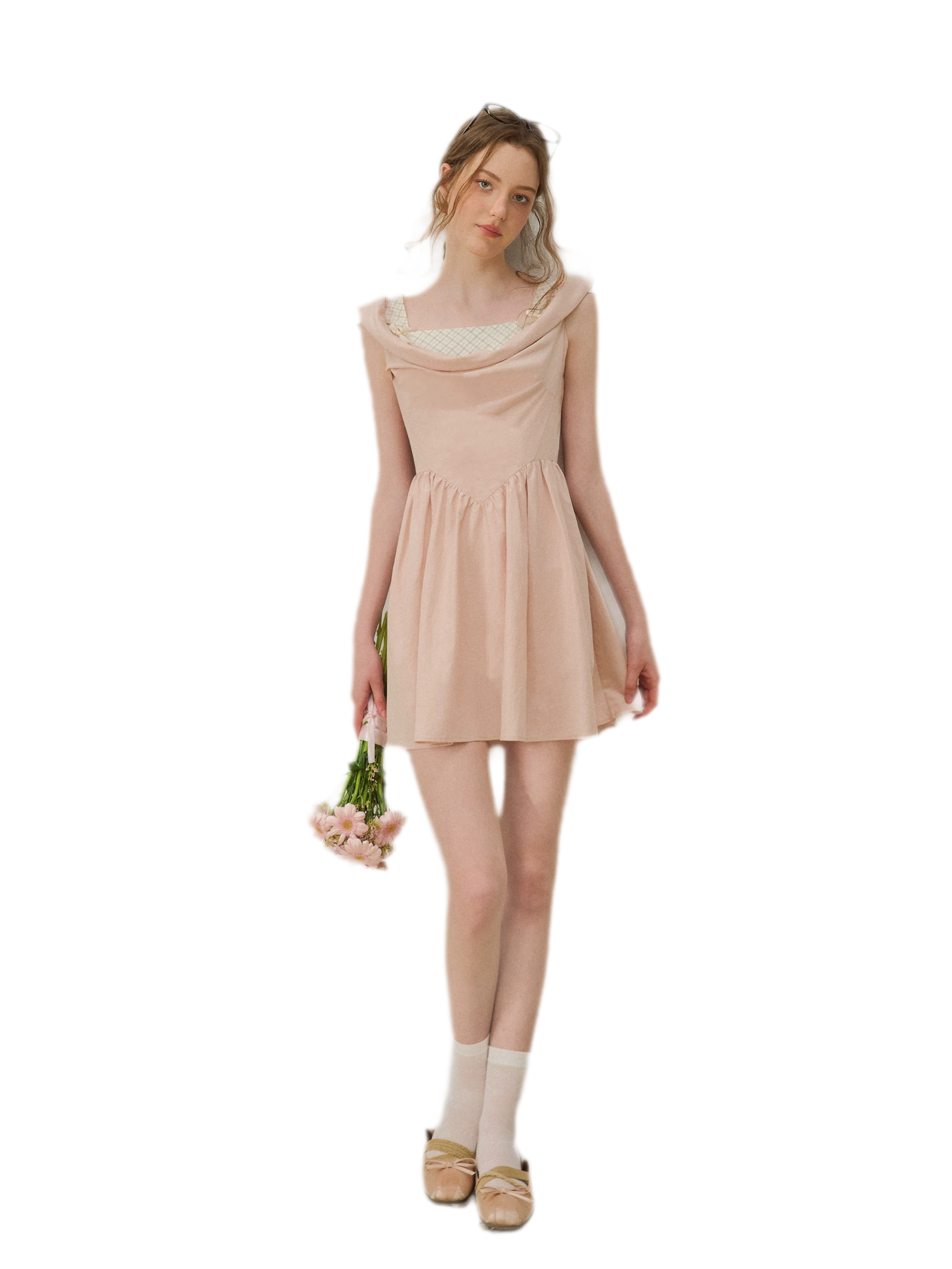 Lyocell Check Dress