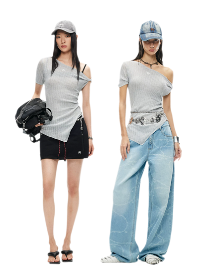 Venus Asymmetrical Knot Tee