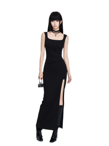 Ruching Strapless Fitted Long Dress