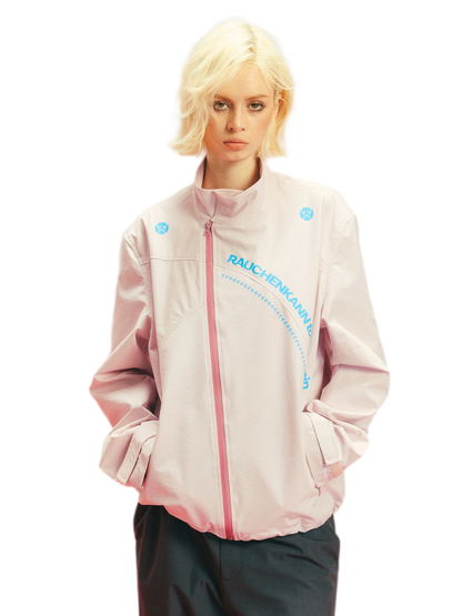 Teflon Stand-Collar Windbreaker Jacket