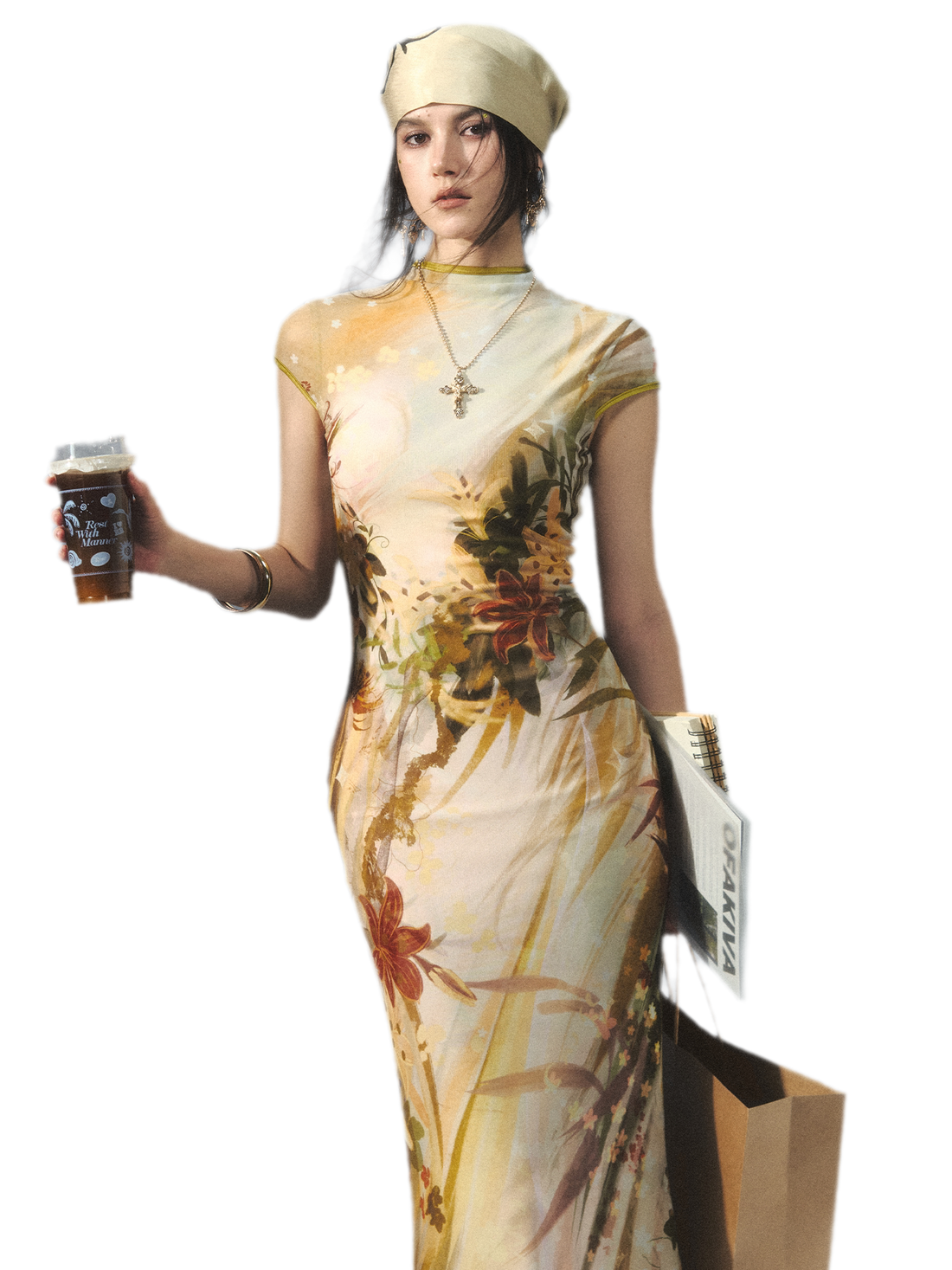 Reversible Fishtail Qipao Dress