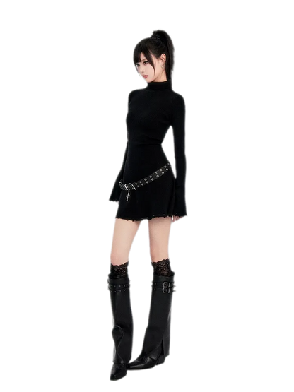 Metal Cross Punk Belt