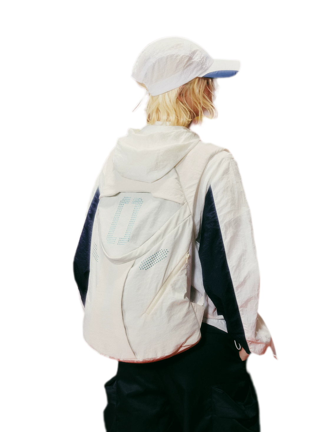DSM x EVA Laser-Perforated Numeric Sport Backpack