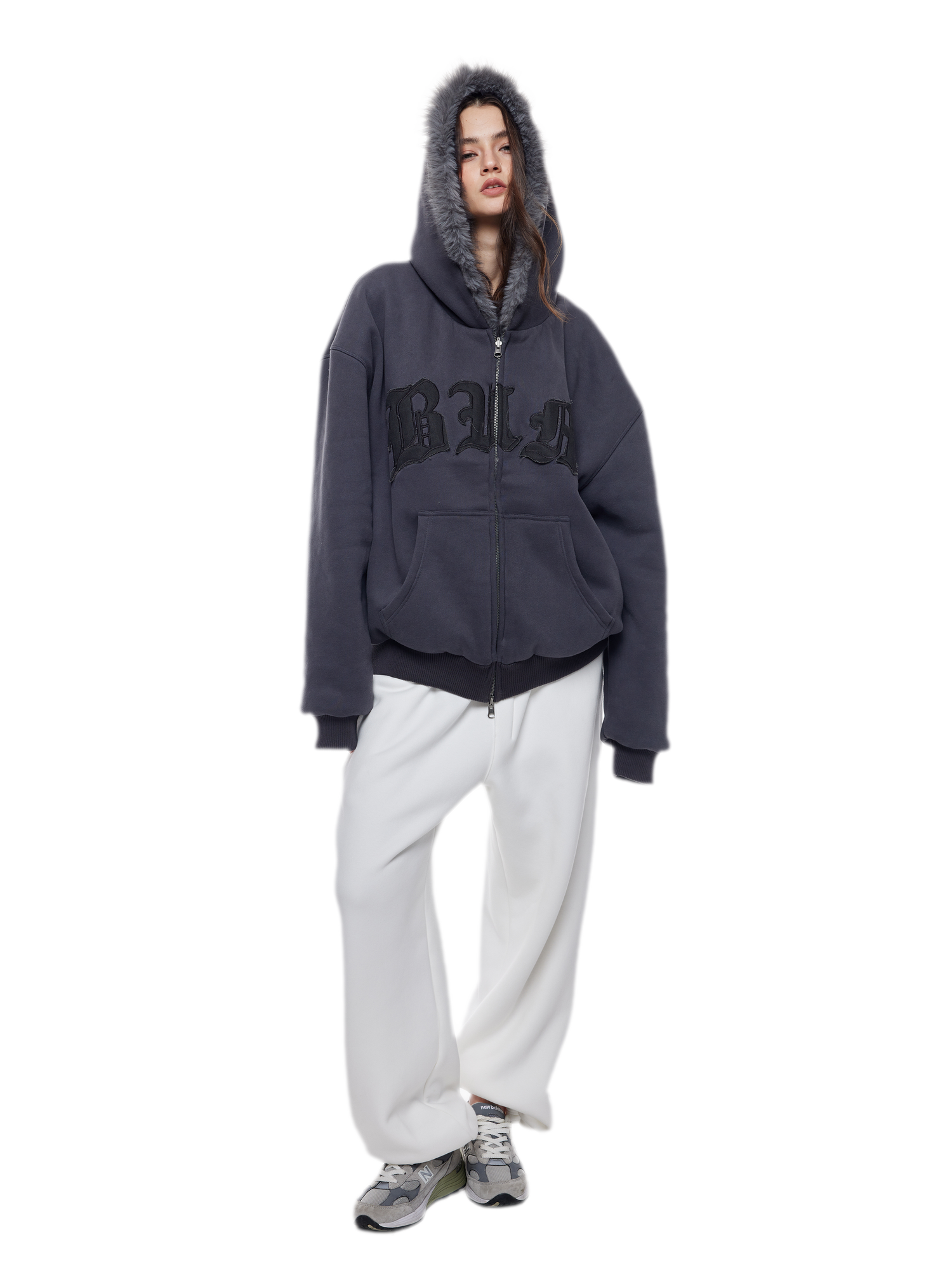 Reversible Faux Fur Hoodie