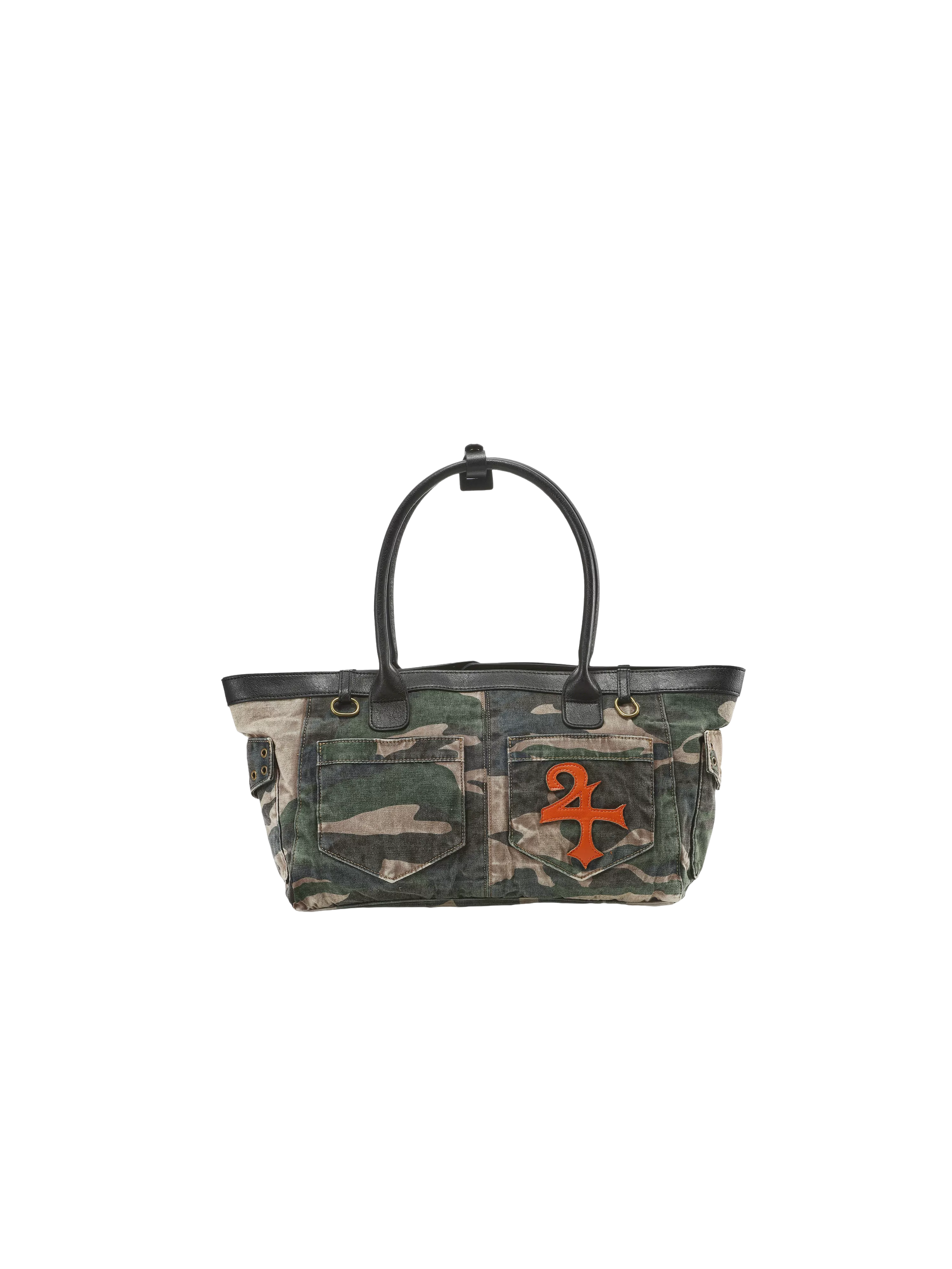 Camouflage &amp; Denim Tote Bag