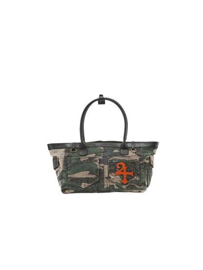 Camouflage &amp; Denim Tote Bag