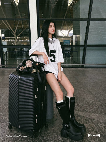 Thick Platform Knee Boots