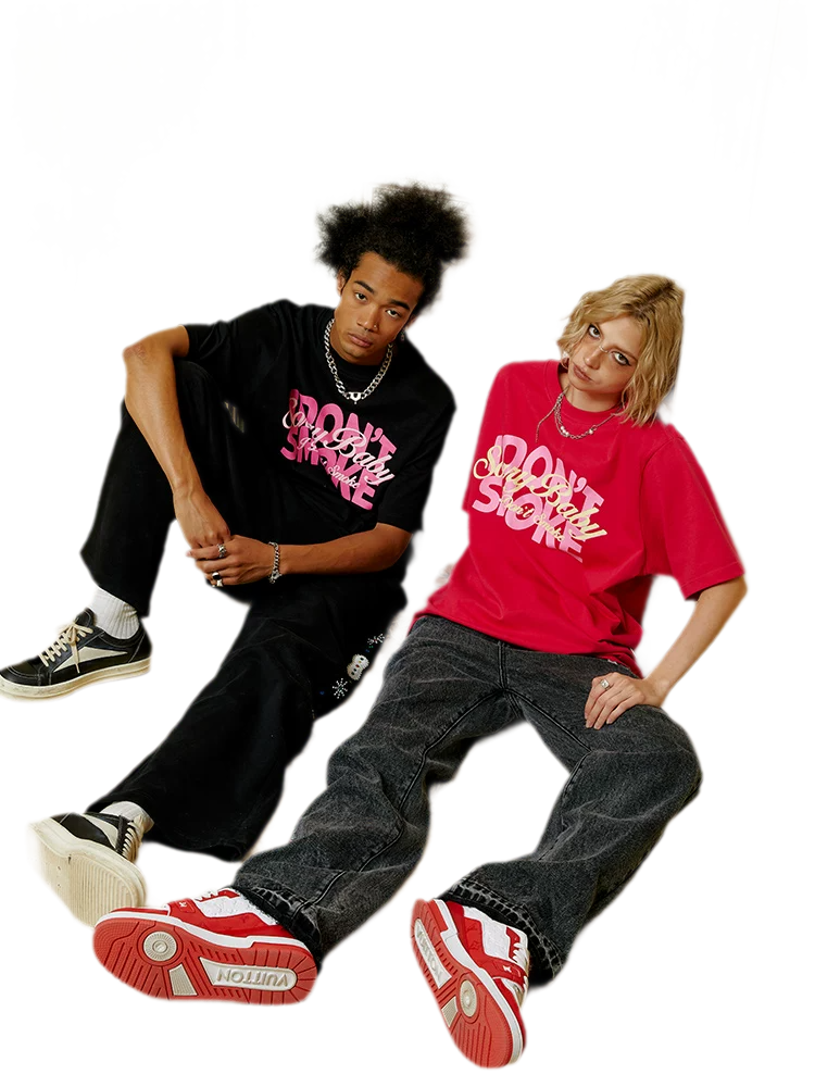 Street Style Logo Loose Fit T-Shirt