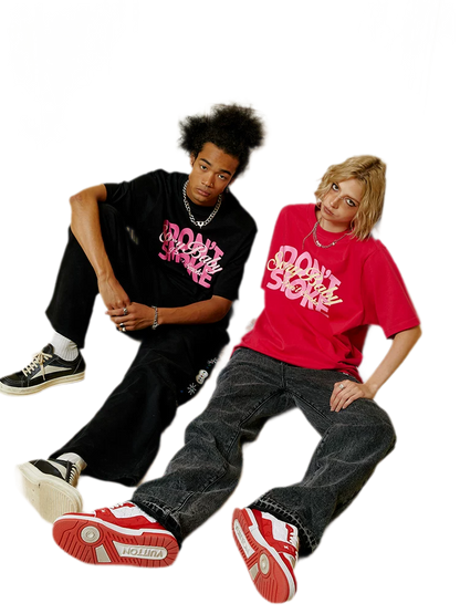 Street Style Logo Loose Fit T-Shirt