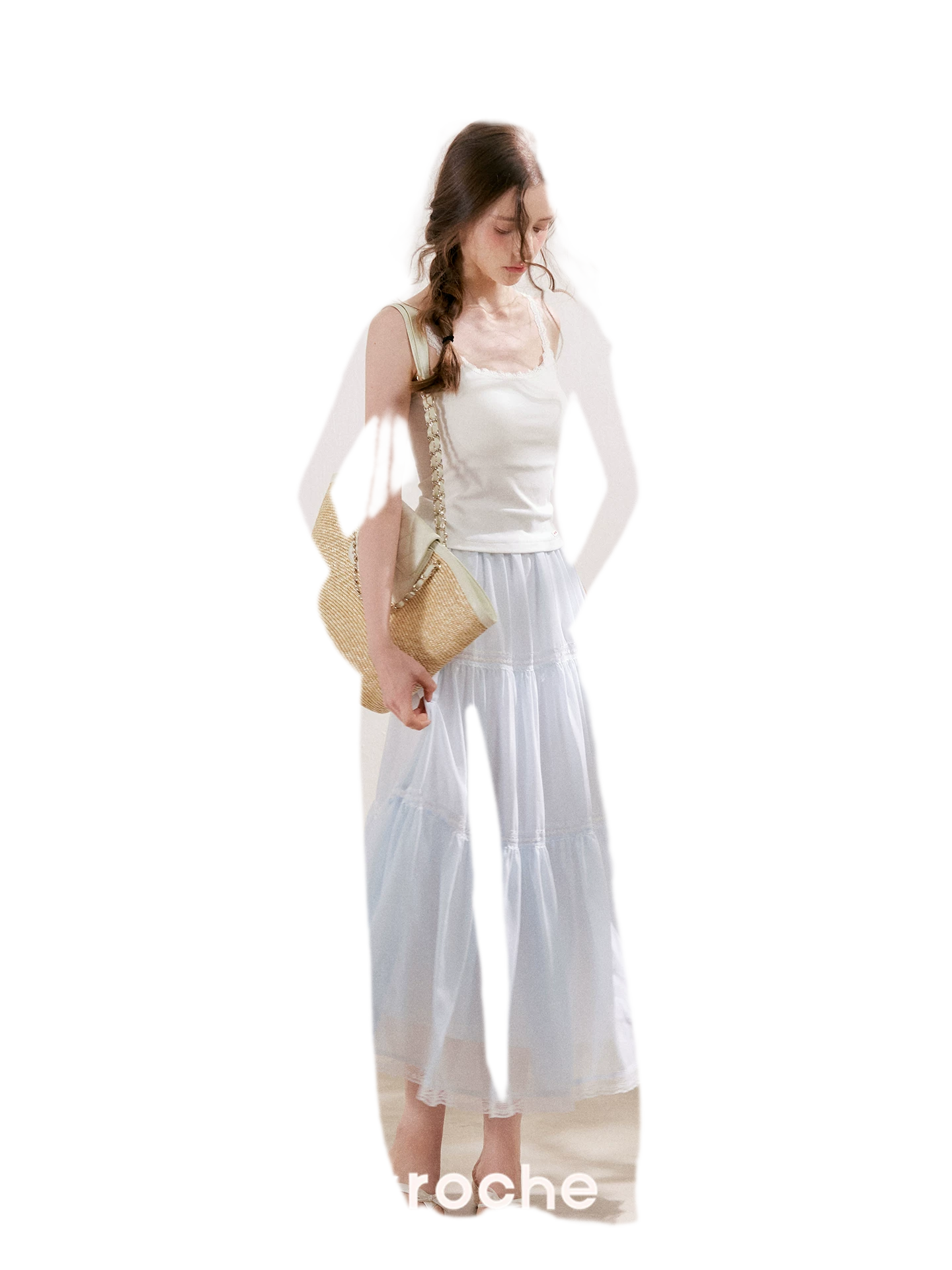 Lace Tiered Skirt