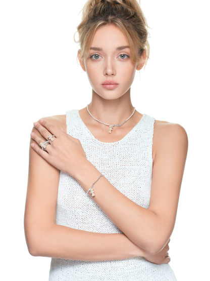 Bear Heart Triple-Layer Ring