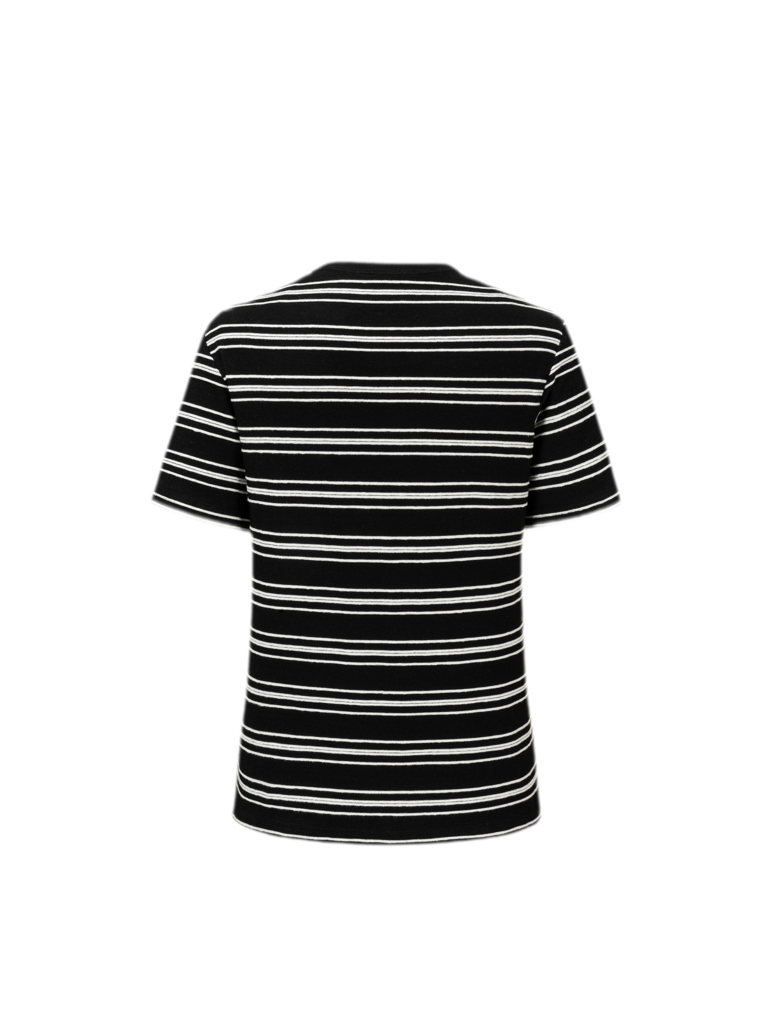 Striped Bear Appliqué T-Shirt
