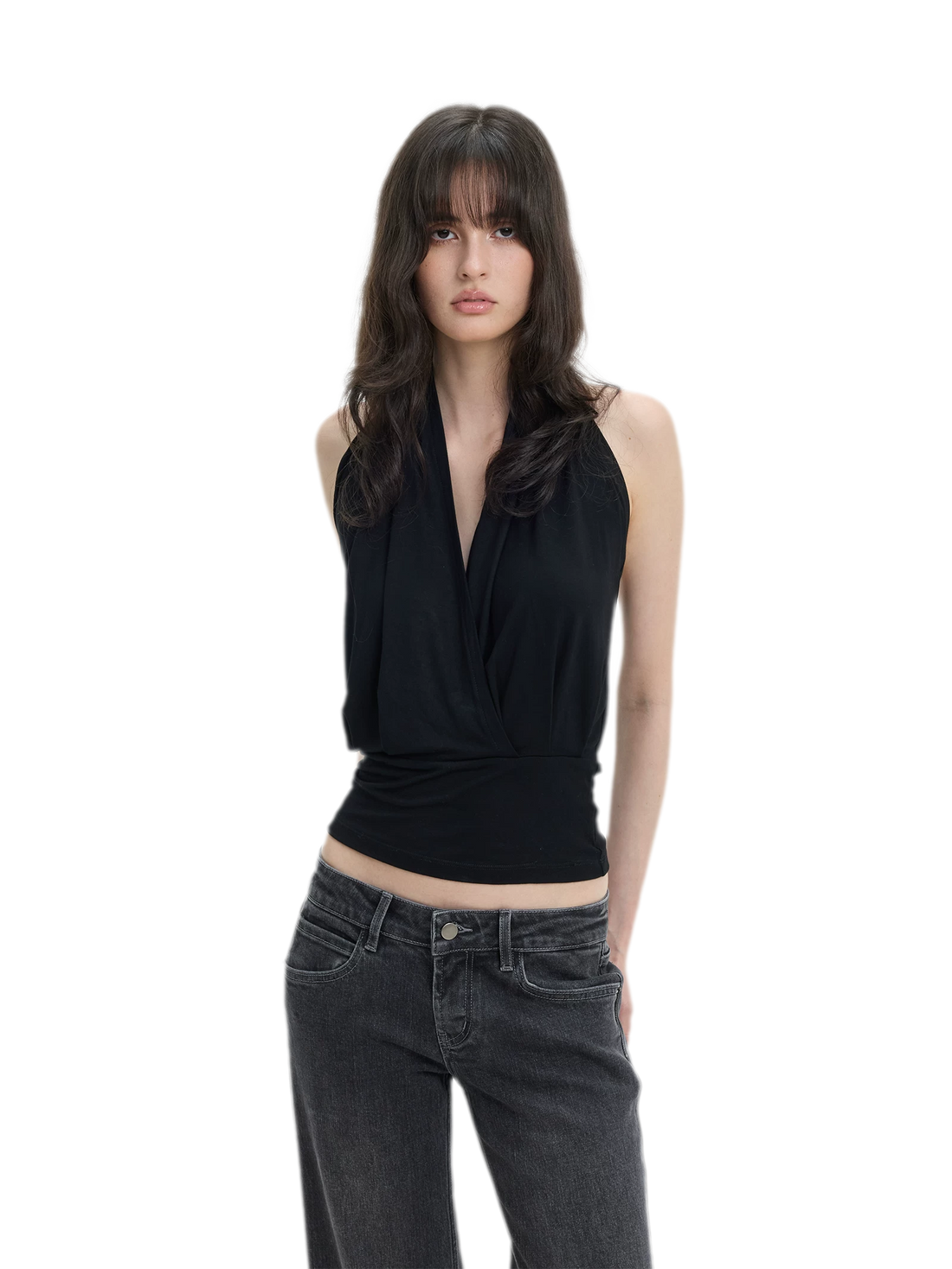 Modal Draped Halter Top