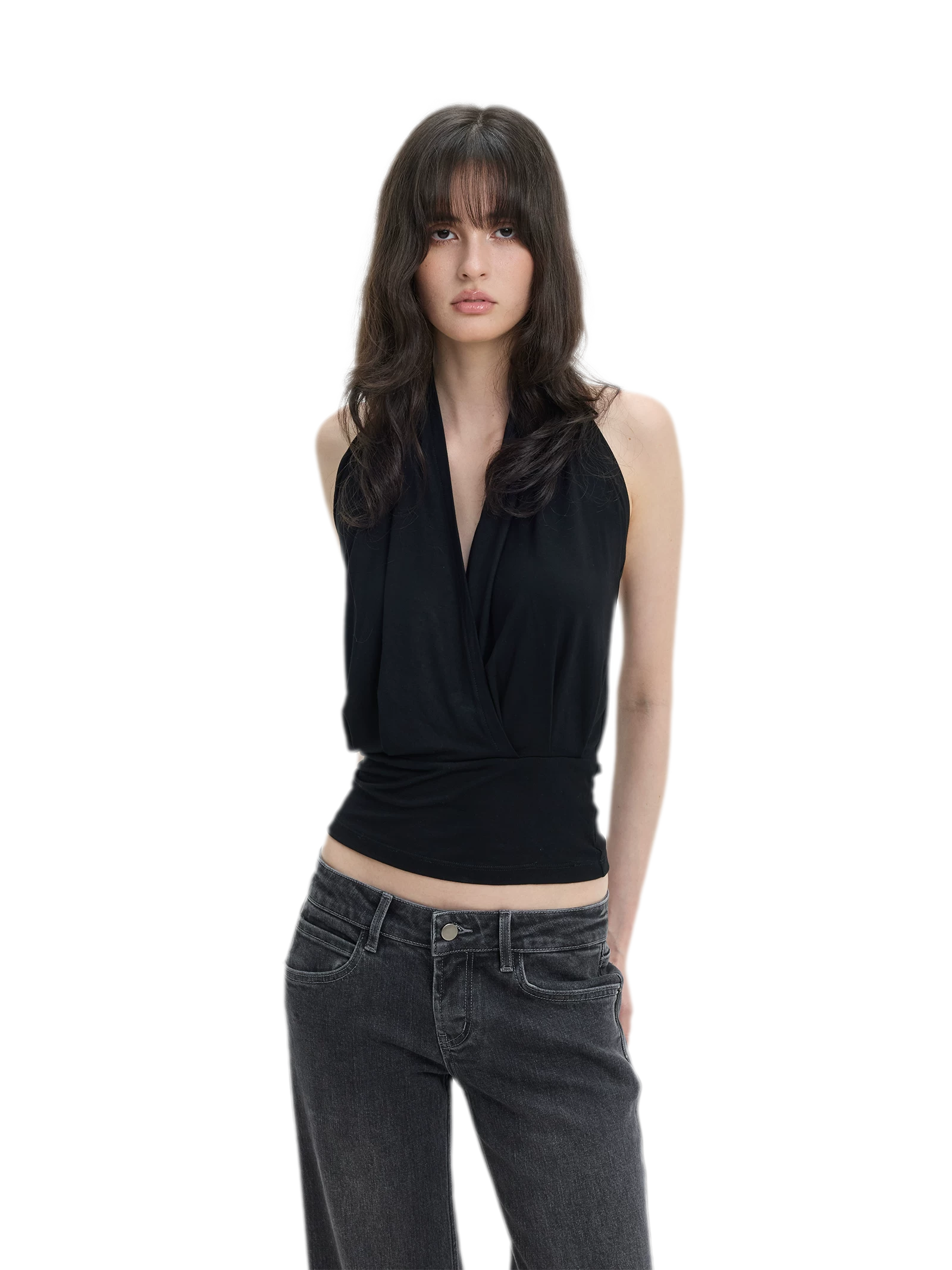 Modal Draped Halter Top