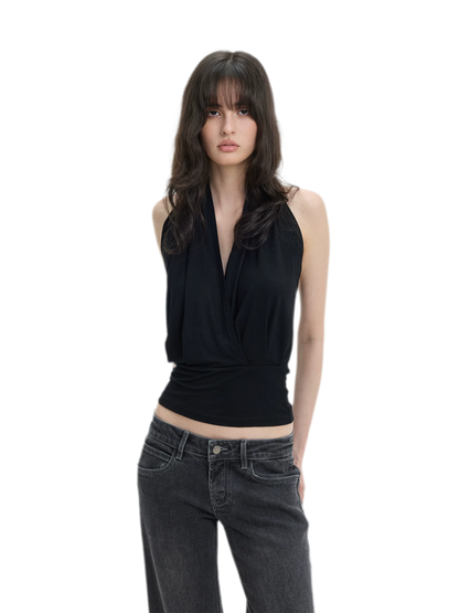 Modal Draped Halter Top