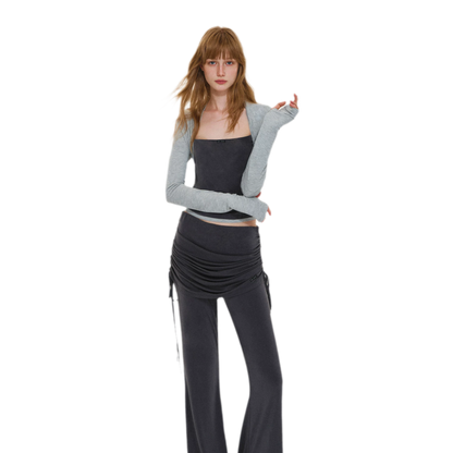 Stretch-Kontrast-Lagenhosen-Set