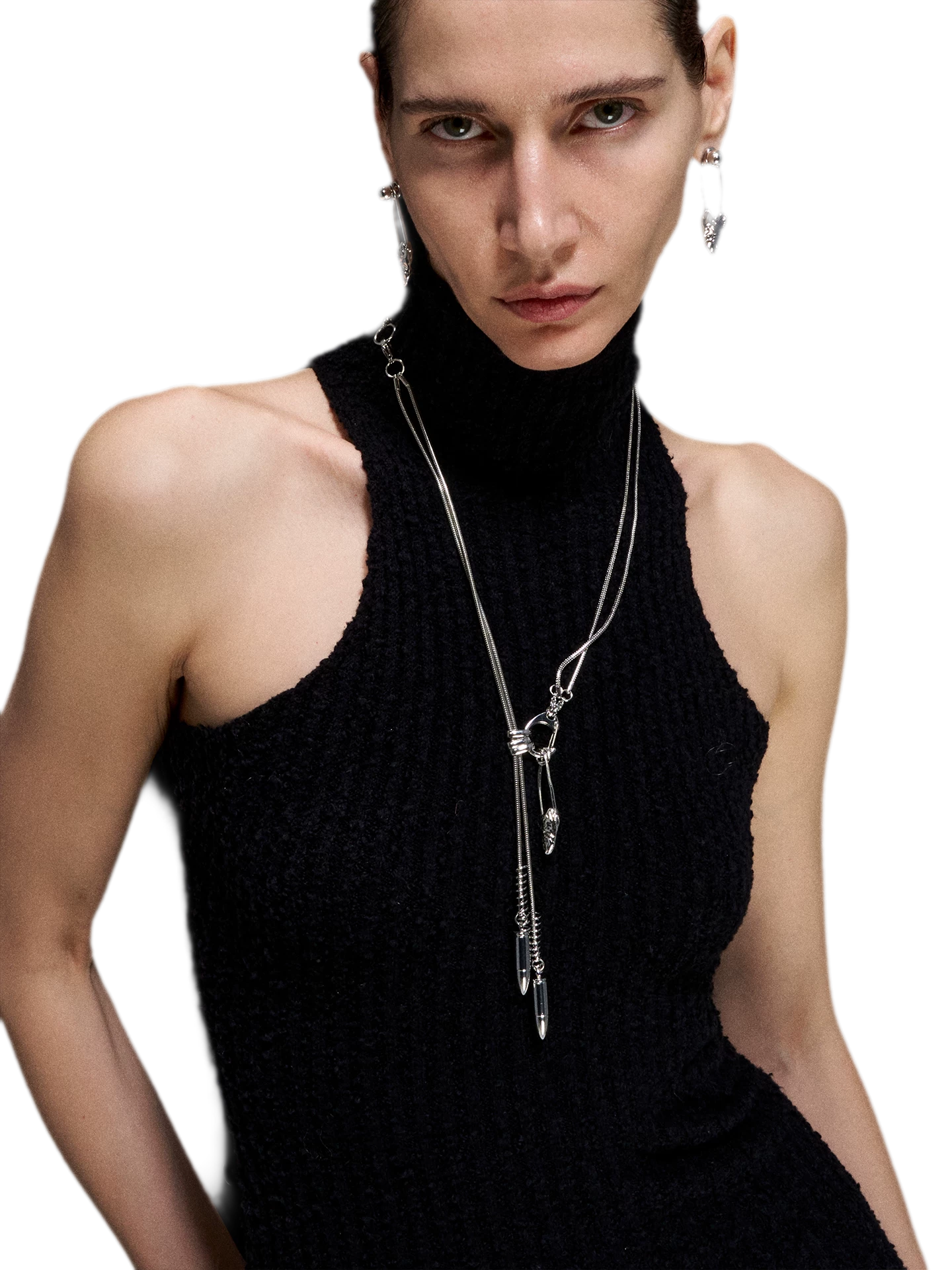 Punk Fishbone Necklace