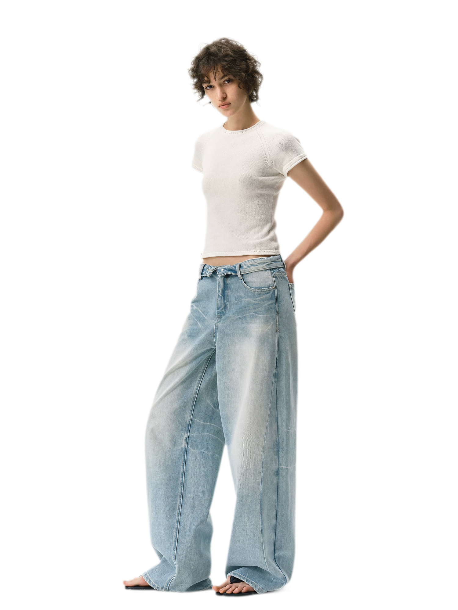 Linen Knit T-Shirt